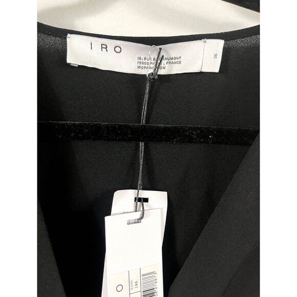 NWT IRO Paris Jersey Wrap Mini Dress - Picture 14 of 14